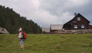 Ankunft auf Alm