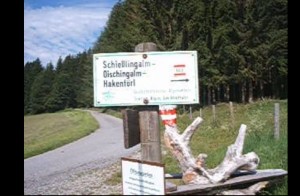 Tafel Schießlingalm
